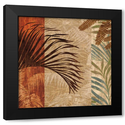 In the Tropics II Black Modern Wood Framed Art Print with Double Matting by Donovan, Chris