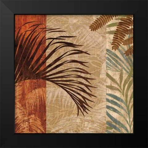 In the Tropics II Black Modern Wood Framed Art Print by Donovan, Chris