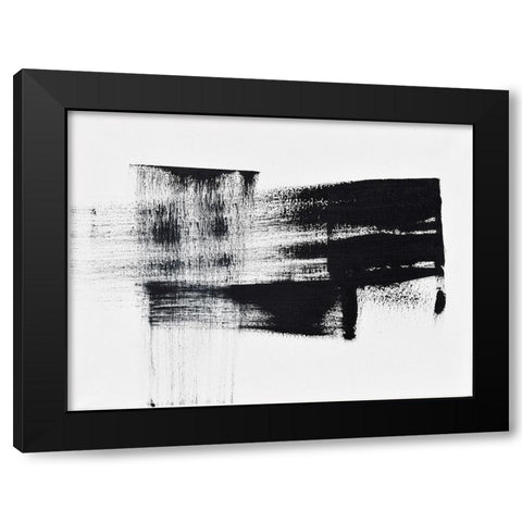 Barely Holding on to Smoke I Black Modern Wood Framed Art Print by Klingeler, Christian