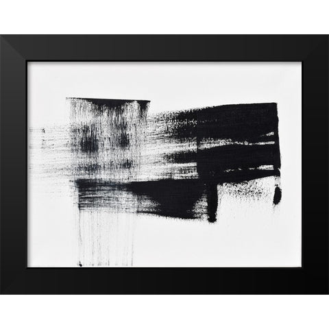 Barely Holding on to Smoke I Black Modern Wood Framed Art Print by Klingeler, Christian
