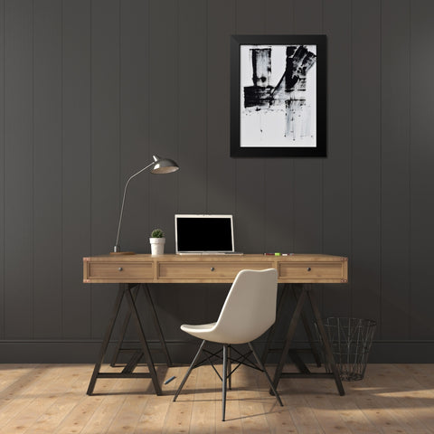 Barely holding on to smoke III Black Modern Wood Framed Art Print by Klingeler, Christian