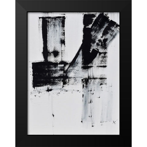 Barely holding on to smoke III Black Modern Wood Framed Art Print by Klingeler, Christian