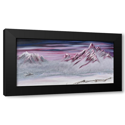 Mount Black Modern Wood Framed Art Print by Klingeler, Christian