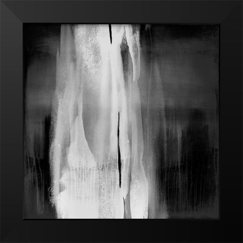 Free Fall Black and White I Black Modern Wood Framed Art Print by Wright, Christine
