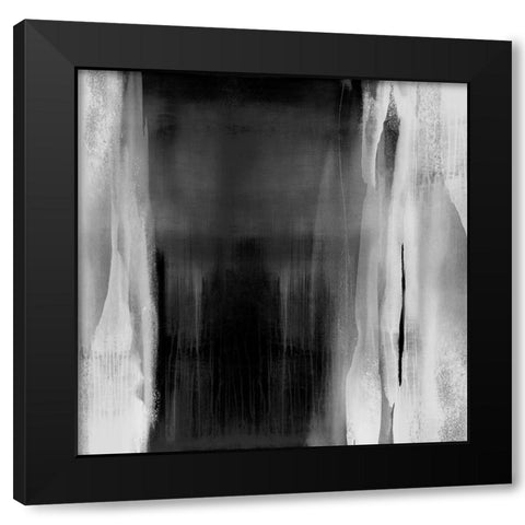 Free Fall Black and White II Black Modern Wood Framed Art Print by Wright, Christine