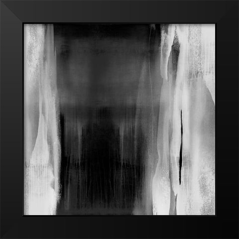 Free Fall Black and White II Black Modern Wood Framed Art Print by Wright, Christine