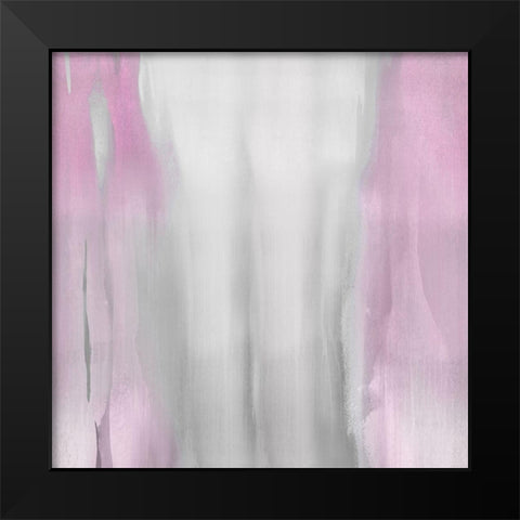 Free Fall Pink Blush II Black Modern Wood Framed Art Print by Wright, Christine