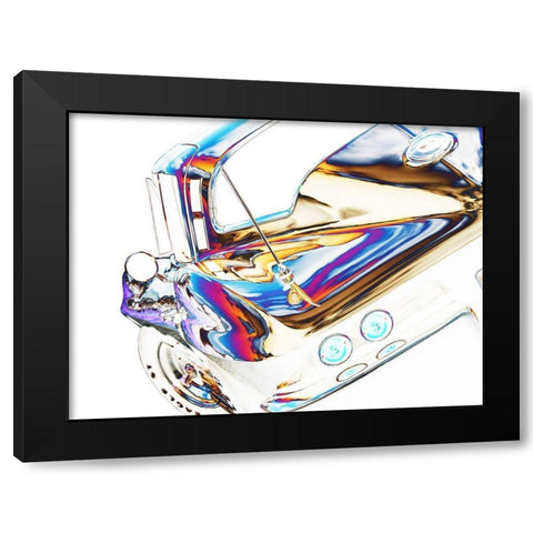 64 Corvette Sting Ray H Black Modern Wood Framed Art Print with Double Matting by Branson, Clive