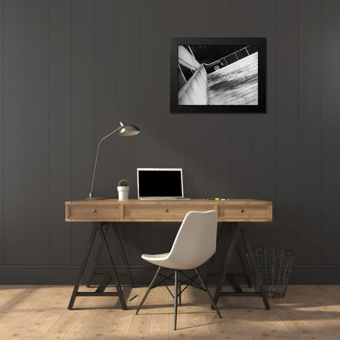 Surveillance Black Modern Wood Framed Art Print by Branson, Clive