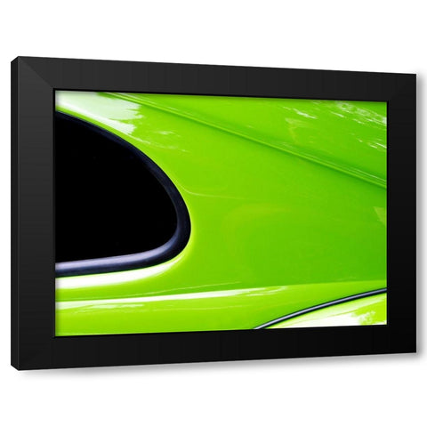 VW Side profile Black Modern Wood Framed Art Print by Branson, Clive