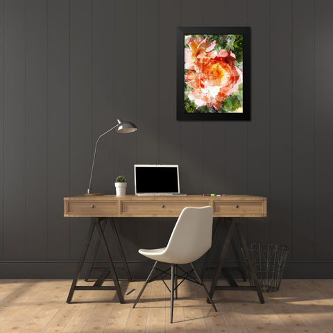 Floral in Bloom III Black Modern Wood Framed Art Print by Young, Chamira