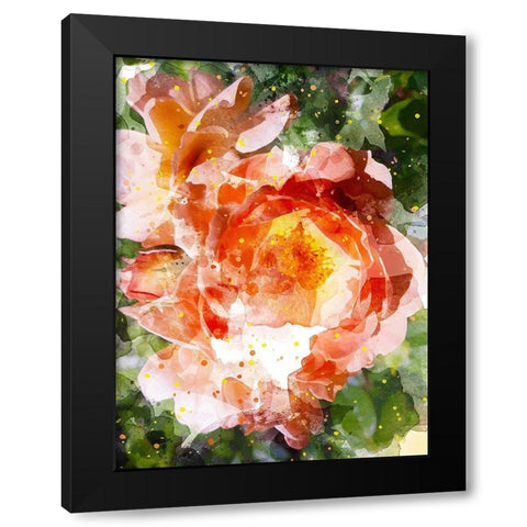 Floral in Bloom III Black Modern Wood Framed Art Print by Young, Chamira