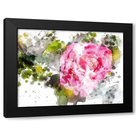 Floral in Bloom VII Black Modern Wood Framed Art Print by Young, Chamira