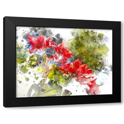 Floral in Bloom XIV Black Modern Wood Framed Art Print by Young, Chamira