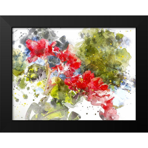Floral in Bloom XIV Black Modern Wood Framed Art Print by Young, Chamira
