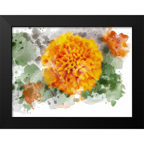 Floral in Bloom XIX Black Modern Wood Framed Art Print by Young, Chamira