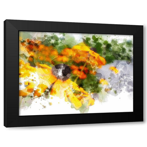 Floral in Bloom XXI Black Modern Wood Framed Art Print by Young, Chamira