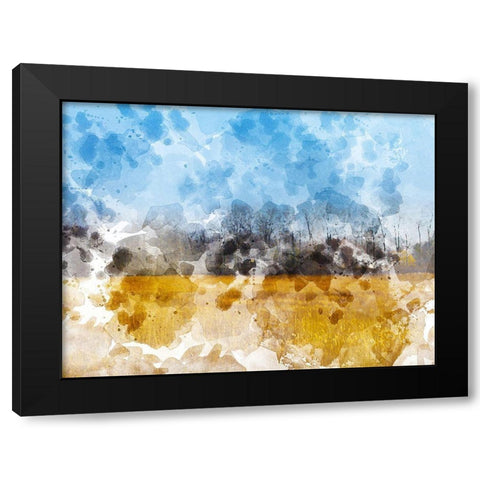 Meadow I Black Modern Wood Framed Art Print by Young, Chamira