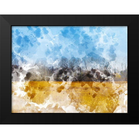 Meadow I Black Modern Wood Framed Art Print by Young, Chamira