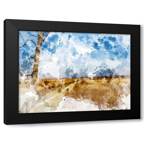 Meadow II Black Modern Wood Framed Art Print by Young, Chamira