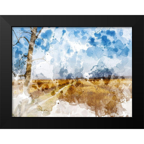 Meadow II Black Modern Wood Framed Art Print by Young, Chamira