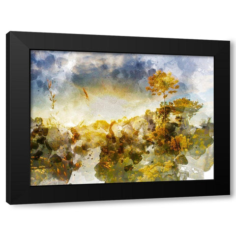 Loud Sky Black Modern Wood Framed Art Print by Young, Chamira