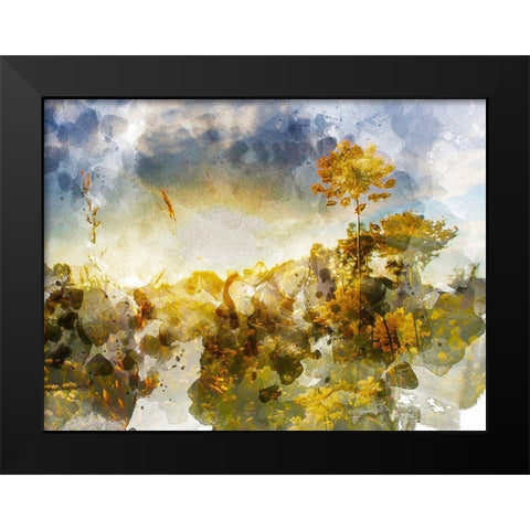 Loud Sky Black Modern Wood Framed Art Print by Young, Chamira