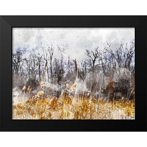 Branches in the Sky Black Modern Wood Framed Art Print by Young, Chamira