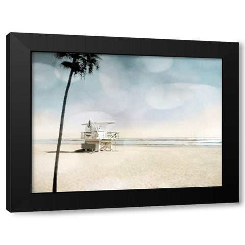Solitude Black Modern Wood Framed Art Print with Double Matting by Davis, Devon