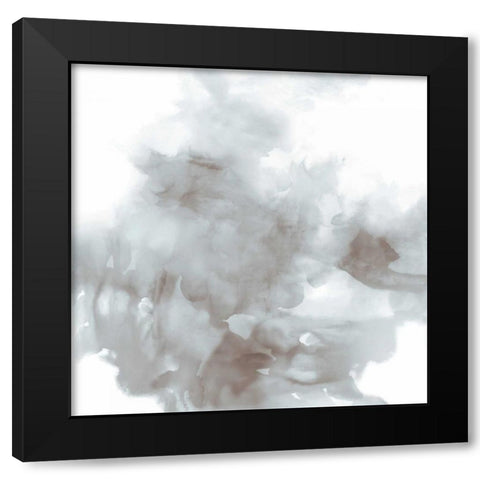 Derive in Grey II Black Modern Wood Framed Art Print with Double Matting by Hudson, Daniela