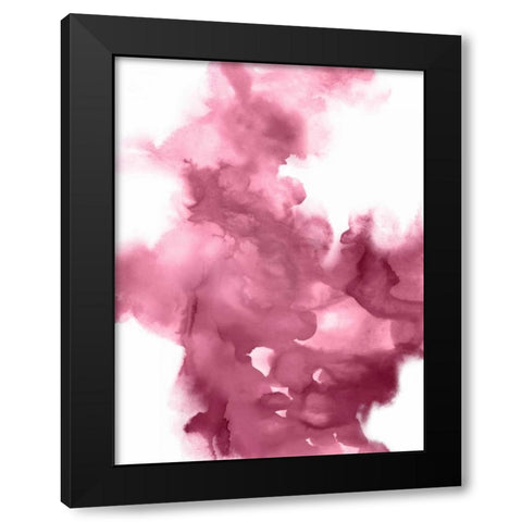 Universal I Black Modern Wood Framed Art Print with Double Matting by Hudson, Daniela