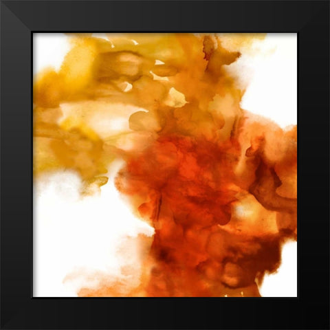 Kindle II Black Modern Wood Framed Art Print by Hudson, Daniela