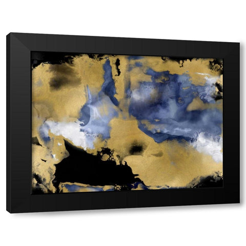 Progression II Black Modern Wood Framed Art Print with Double Matting by Hudson, Daniela