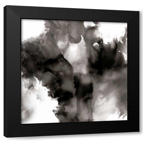 Derive Noir II Black Modern Wood Framed Art Print by Hudson, Daniela