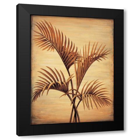 Treasured Palm I Black Modern Wood Framed Art Print by Parks, David