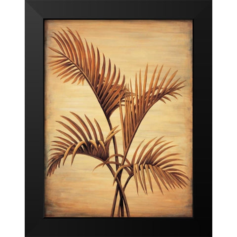 Treasured Palm I Black Modern Wood Framed Art Print by Parks, David