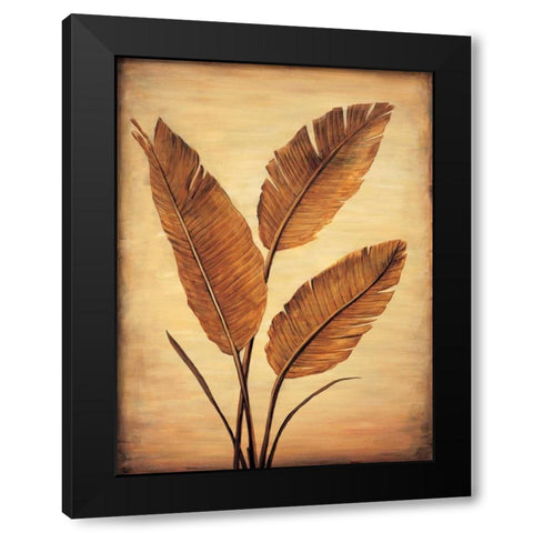 Treasured Palm II Black Modern Wood Framed Art Print by Parks, David