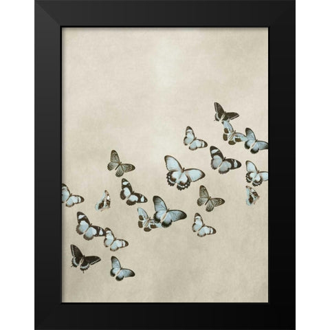 Spring Flight I Black Modern Wood Framed Art Print by Devellier, Deborah