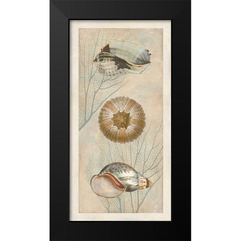 Ocean Companions II Black Modern Wood Framed Art Print by Devellier, Deborah