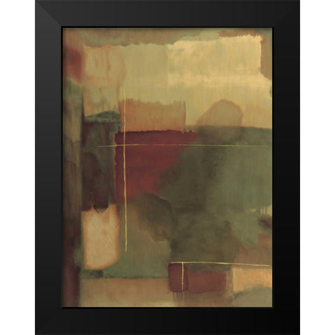 Intersect I Black Modern Wood Framed Art Print by Gray, Dennis