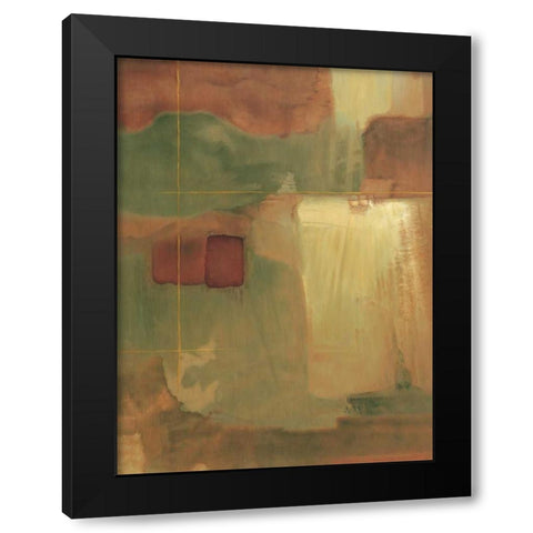 Intersect II Black Modern Wood Framed Art Print with Double Matting by Gray, Dennis