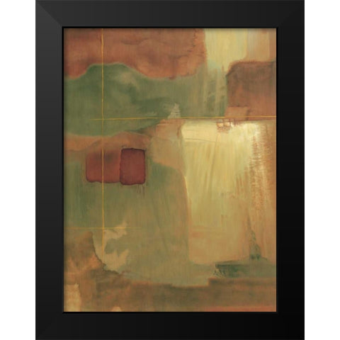 Intersect II Black Modern Wood Framed Art Print by Gray, Dennis