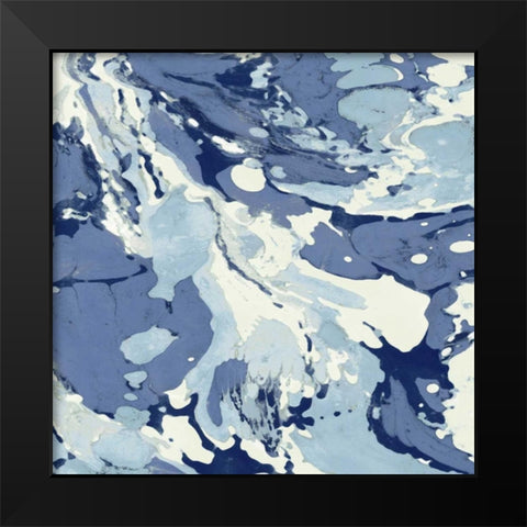 Marbleized I Black Modern Wood Framed Art Print by Carson, Danielle