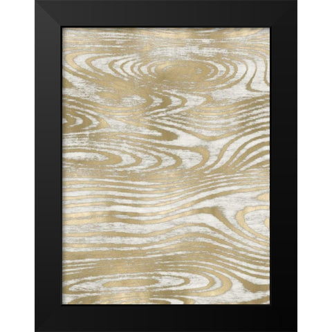 Movement IV Black Modern Wood Framed Art Print by Carson, Danielle
