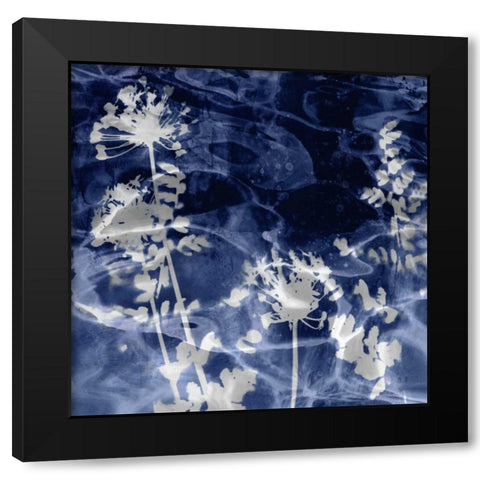 Indigo Nature II Black Modern Wood Framed Art Print by Carson, Danielle