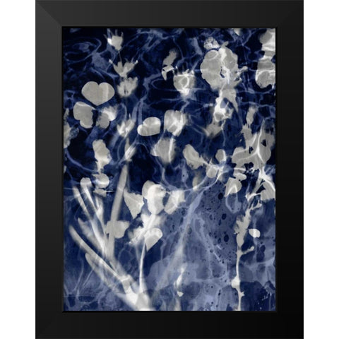 Indigo Nature III Black Modern Wood Framed Art Print by Carson, Danielle