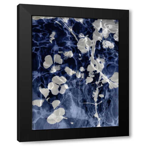 Indigo Nature IV Black Modern Wood Framed Art Print with Double Matting by Carson, Danielle