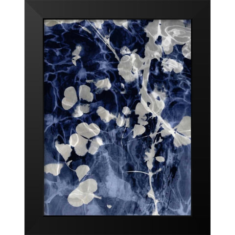 Indigo Nature IV Black Modern Wood Framed Art Print by Carson, Danielle