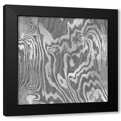 Silver Variations II Black Modern Wood Framed Art Print by Carson, Danielle