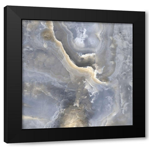 Natural Stone Black Modern Wood Framed Art Print by Carson, Danielle